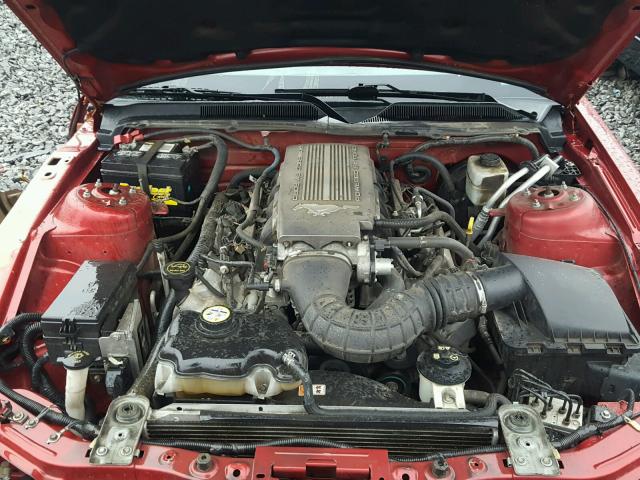 1ZVFT82H875264189 - 2007 FORD MUSTANG GT RED photo 7