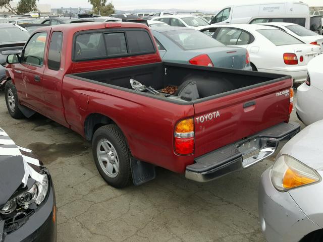 5TEVL52N24Z436244 - 2004 TOYOTA TACOMA XTR RED photo 3