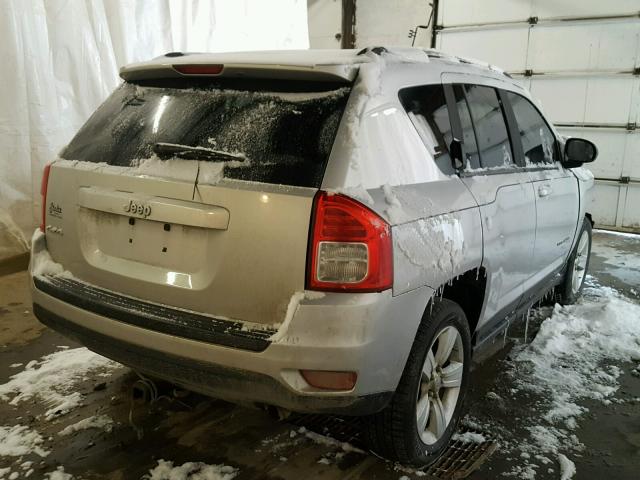 1J4NF1FB5BD158682 - 2011 JEEP COMPASS SP SILVER photo 4