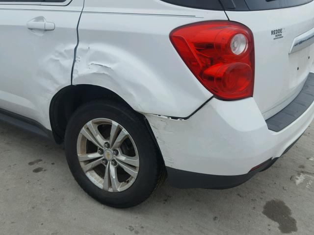 2CNALDEW8A6271845 - 2010 CHEVROLET EQUINOX LT WHITE photo 9