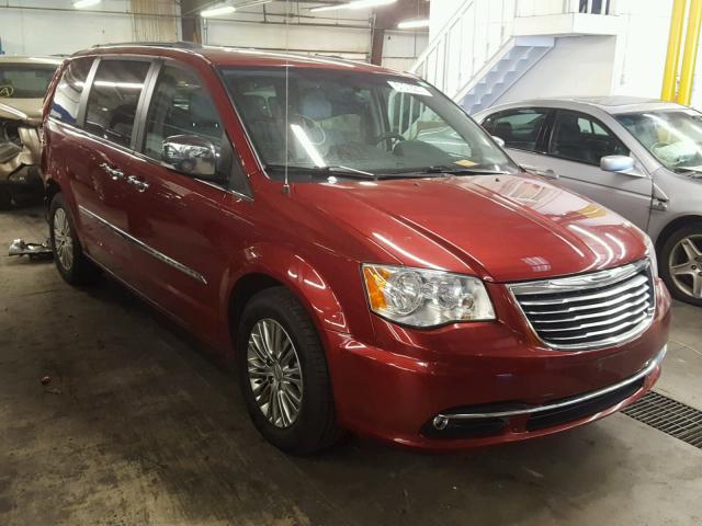 2C4RC1CG6DR571890 - 2013 CHRYSLER TOWN & COU RED photo 1