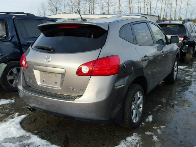 JN8AS58V08W132085 - 2008 NISSAN ROGUE S GRAY photo 4