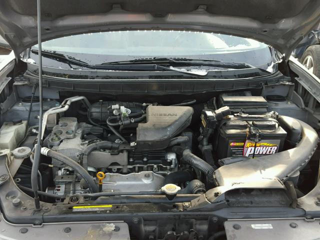 JN8AS58V08W132085 - 2008 NISSAN ROGUE S GRAY photo 7