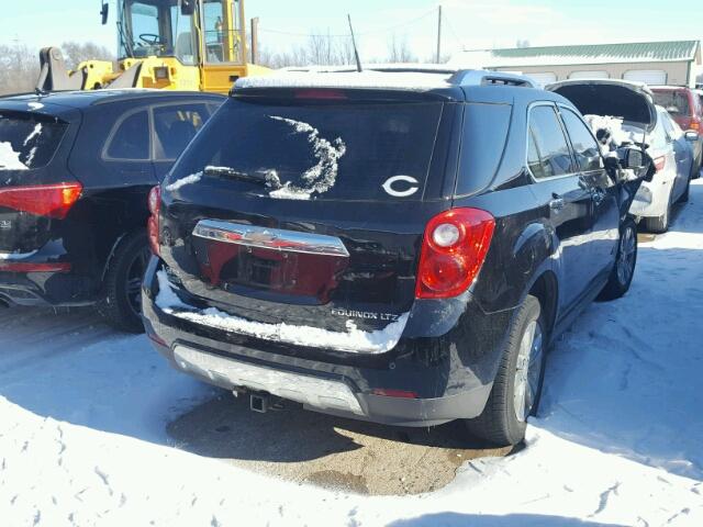 2GNALFEK2C1107804 - 2012 CHEVROLET EQUINOX LT BLACK photo 4