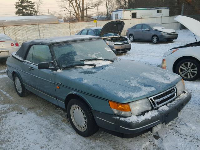 YS3AL76LXM7010238 - 1991 SAAB 900 BASE TEAL photo 1