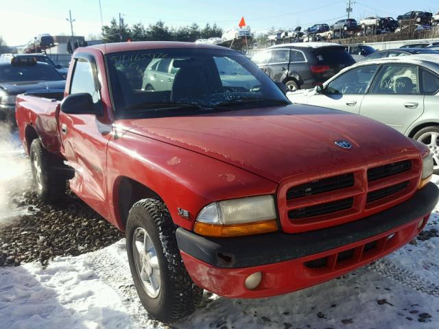 1B7FL26X6WS556991 - 1998 DODGE DAKOTA RED photo 1