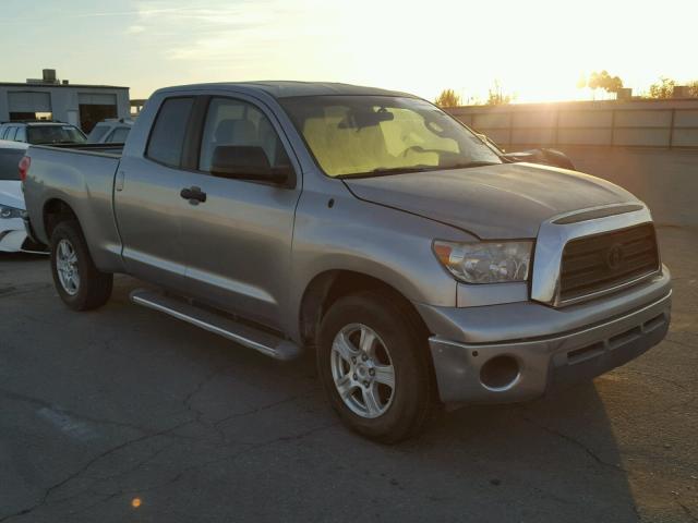 5TFRV54137X013920 - 2007 TOYOTA TUNDRA DOU SILVER photo 1