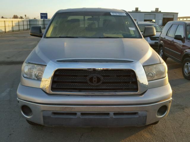 5TFRV54137X013920 - 2007 TOYOTA TUNDRA DOU SILVER photo 9