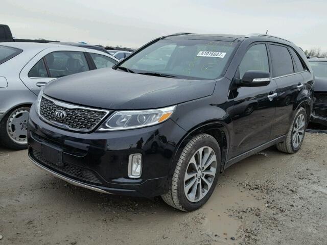 5XYKW4A71FG552202 - 2015 KIA SORENTO SX BLACK photo 2