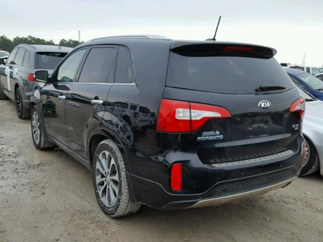 5XYKW4A71FG552202 - 2015 KIA SORENTO SX BLACK photo 3