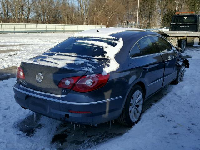 WVWMN7AN6CE515436 - 2012 VOLKSWAGEN CC SPORT GRAY photo 4