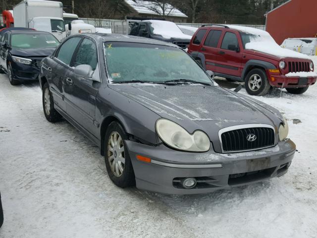 KMHWF35H54A947281 - 2004 HYUNDAI SONATA GLS GRAY photo 1