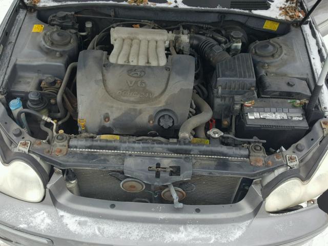 KMHWF35H54A947281 - 2004 HYUNDAI SONATA GLS GRAY photo 7