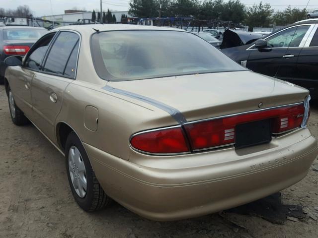 2G4WS52J041300280 - 2004 BUICK CENTURY CU TAN photo 3