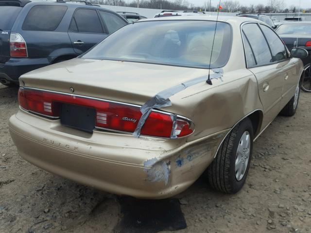 2G4WS52J041300280 - 2004 BUICK CENTURY CU TAN photo 4