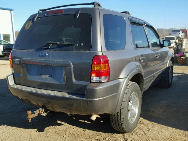 1FMCU94153KE19085 - 2003 FORD ESCAPE LIM GRAY photo 4