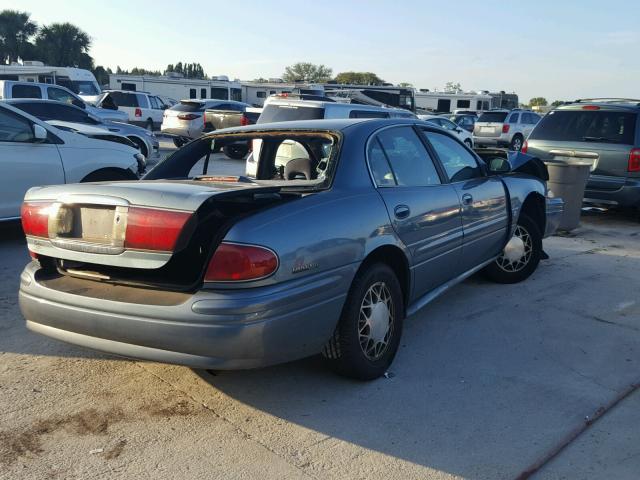 1G4HP54K91U274908 - 2001 BUICK LESABRE CU BLUE photo 4