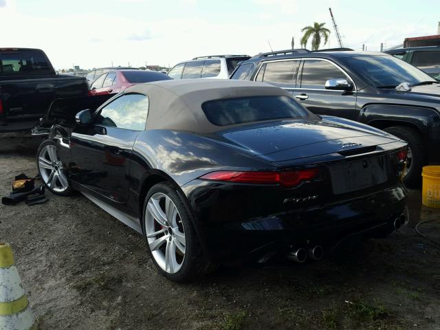 SAJWA6GL2EMK04245 - 2014 JAGUAR F-TYPE V8 BLACK photo 3