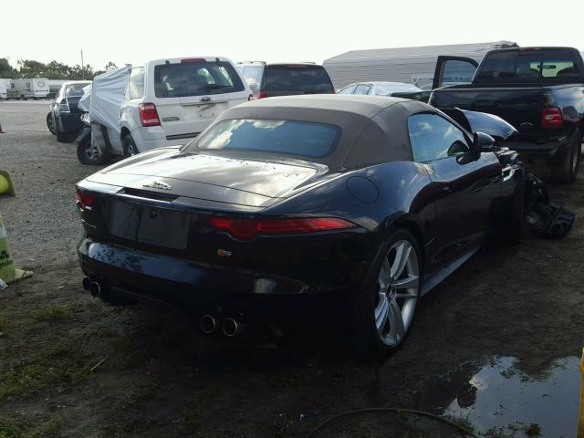 SAJWA6GL2EMK04245 - 2014 JAGUAR F-TYPE V8 BLACK photo 4