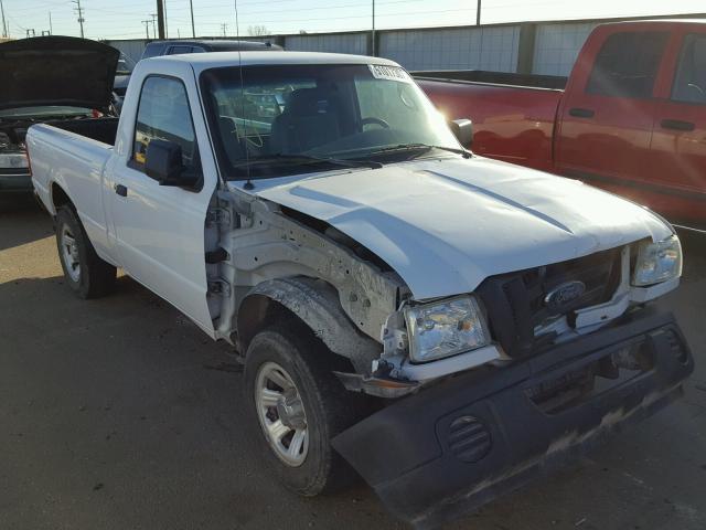 1FTYR10D39PA40286 - 2009 FORD RANGER WHITE photo 1