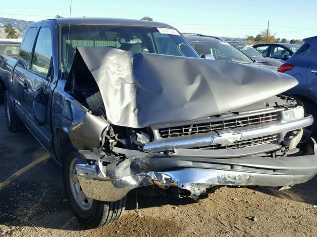 2GCEC19T921262851 - 2002 CHEVROLET SILVERADO GRAY photo 1