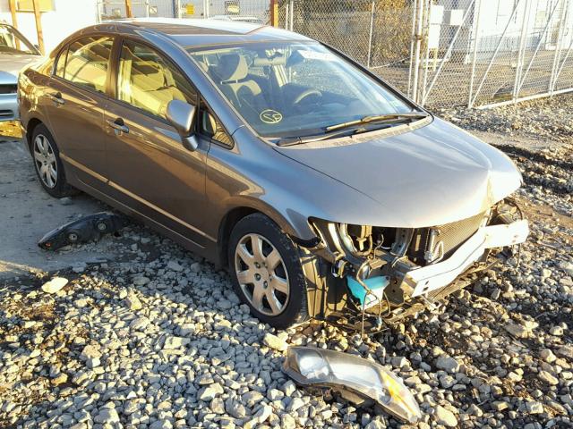 2HGFA16528H319134 - 2008 HONDA CIVIC LX BROWN photo 1