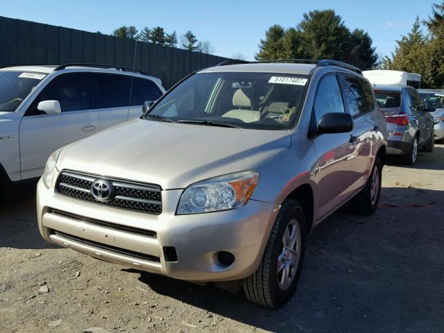 JTMBD33V275121311 - 2007 TOYOTA RAV4 GOLD photo 2