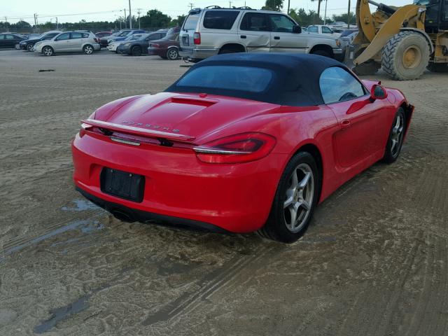 WP0CA2A86DS110216 - 2013 PORSCHE BOXSTER RED photo 4