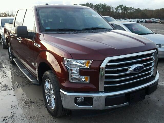 1FTEW1CP3GKF09842 - 2016 FORD F150 SUPER RED photo 1