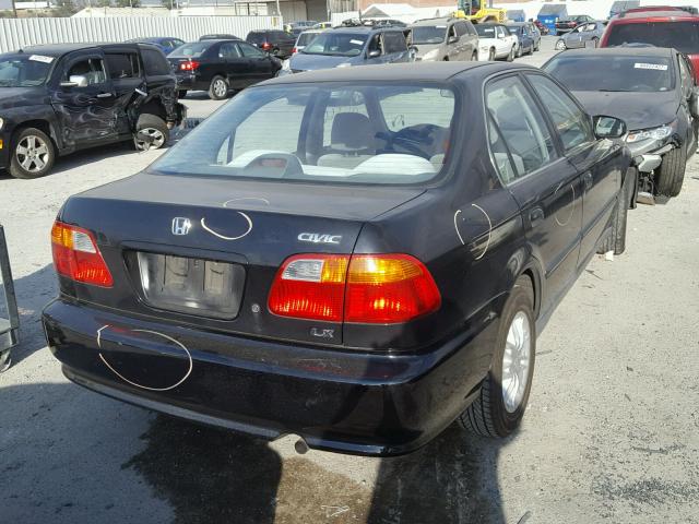 2HGEJ667XXH550582 - 1999 HONDA CIVIC LX BLACK photo 4