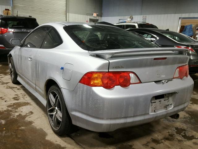 JH4DC53022C001684 - 2002 ACURA RSX TYPE-S SILVER photo 3