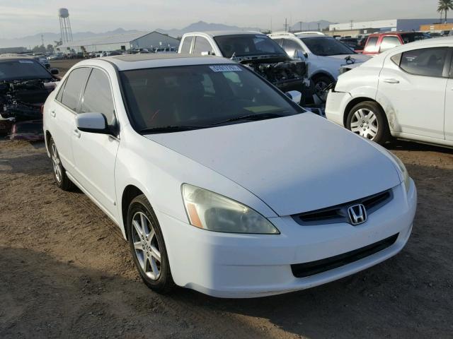 1HGCM66554A095728 - 2004 HONDA ACCORD EX WHITE photo 1