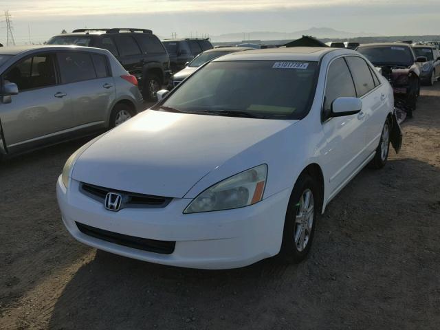 1HGCM66554A095728 - 2004 HONDA ACCORD EX WHITE photo 2