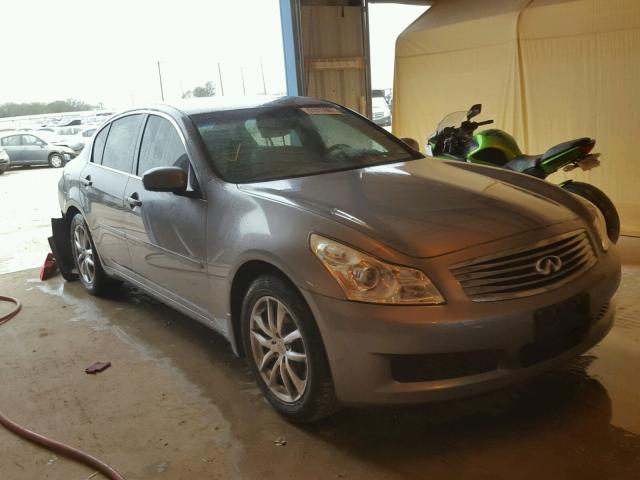 JNKBV61F48M250571 - 2008 INFINITI G35 GRAY photo 1