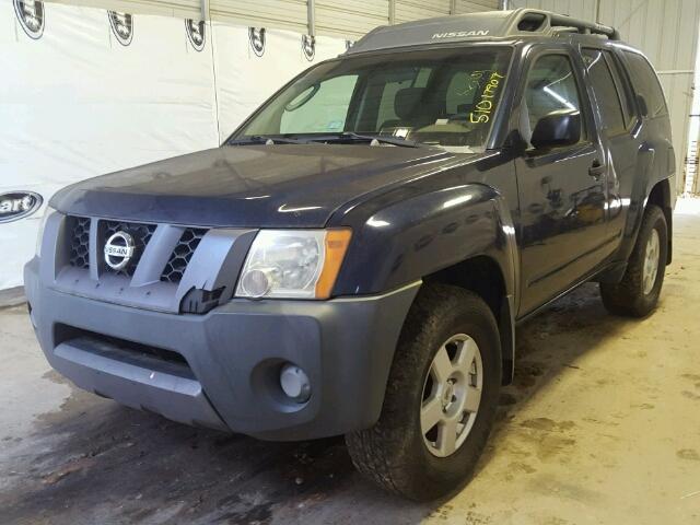 5N1AN08WX7C523674 - 2007 NISSAN XTERRA OFF BLUE photo 2