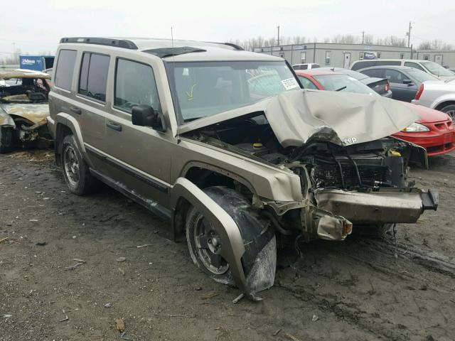 1J8HG48N16C230832 - 2006 JEEP COMMANDER GOLD photo 1