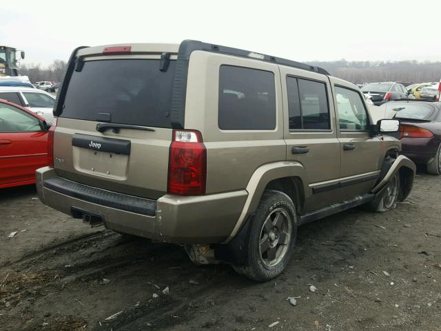 1J8HG48N16C230832 - 2006 JEEP COMMANDER GOLD photo 4