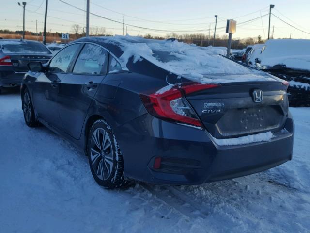 19XFC1F77HE209279 - 2017 HONDA CIVIC EXL ნაცრისფერი ფოტო 3