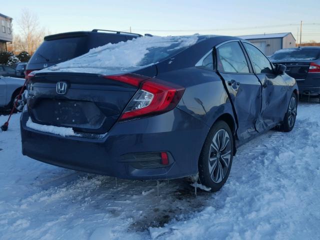 19XFC1F77HE209279 - 2017 HONDA CIVIC EXL ნაცრისფერი ფოტო 4