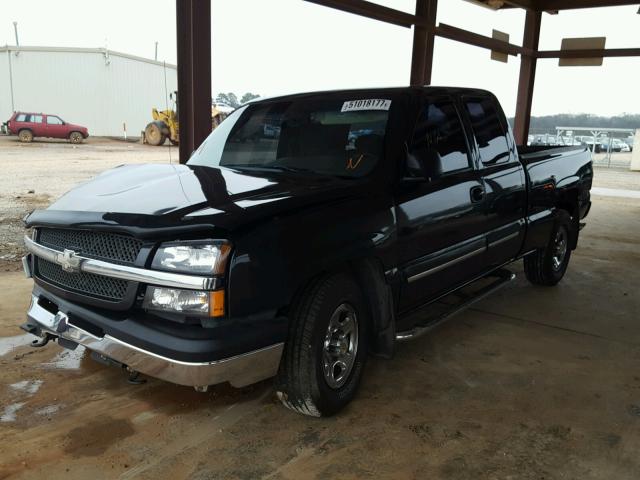 2GCEC19T741238292 - 2004 CHEVROLET SILVERADO BLACK photo 2