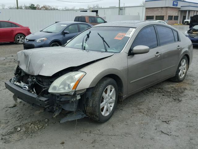 1N4BA41EX4C820359 - 2004 NISSAN MAXIMA SE BEIGE photo 2