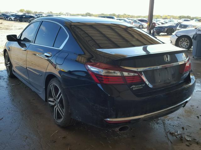 1HGCR2F54HA004643 - 2017 HONDA ACCORD SPO BLACK photo 3