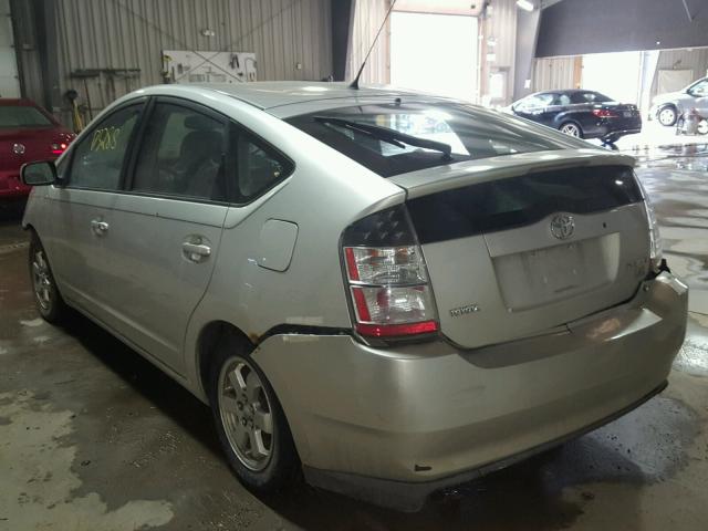 JTDKB22U250126625 - 2005 TOYOTA PRIUS SILVER photo 3