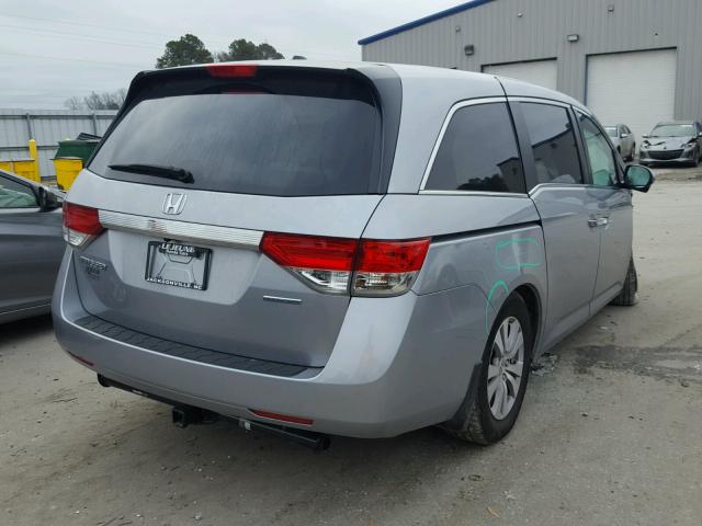 5FNRL5H37GB043773 - 2016 HONDA ODYSSEY SE SILVER photo 4