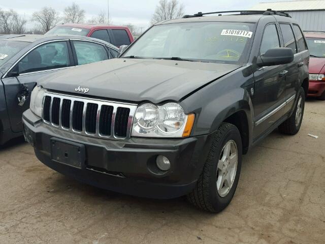 1J4HR58N66C304554 - 2006 JEEP GRAND CHER GRAY photo 2