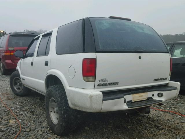 1GNDT13W4WK258699 - 1998 CHEVROLET BLAZER WHITE photo 3