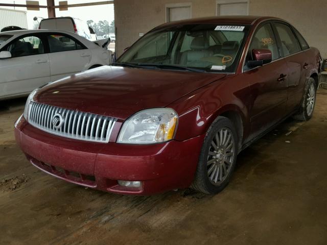 1MEFM421X5G621867 - 2005 MERCURY MONTEGO PR RED photo 2