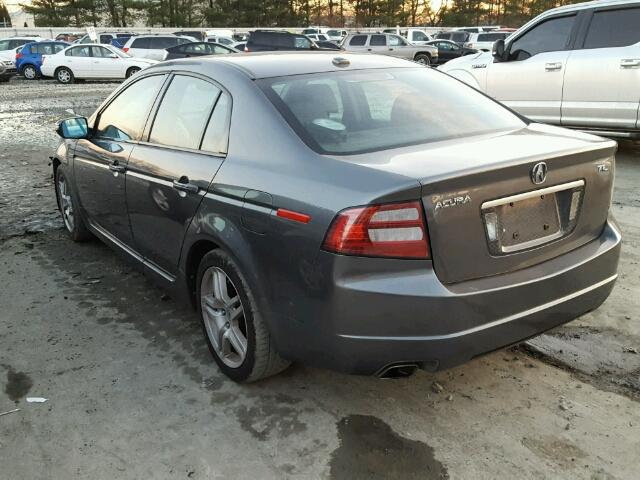 19UUA66258A055836 - 2008 ACURA TL GRAY photo 3