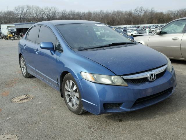 2HGFA1F51BH524922 - 2011 HONDA CIVIC LX BLUE photo 1