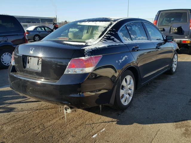 1HGCP26738A081219 - 2008 HONDA ACCORD EX BLACK photo 4